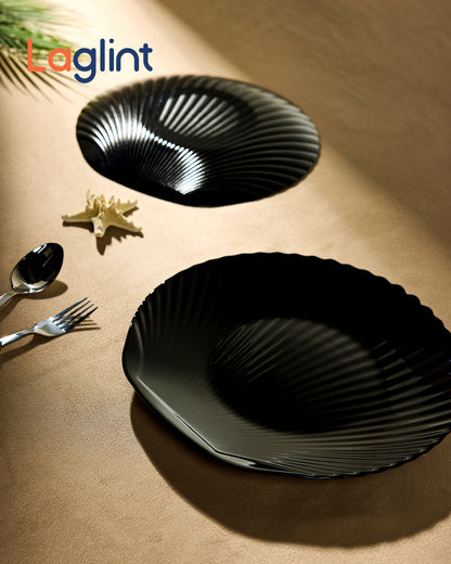Seashell 10.5" Dinner Plate (Obsidian)