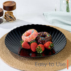 Seashell 10.5" Dinner Plate (Obsidian)