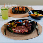 Square Dinnerware Set (Obsidian)