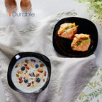 Square Dinnerware Set (Obsidian)