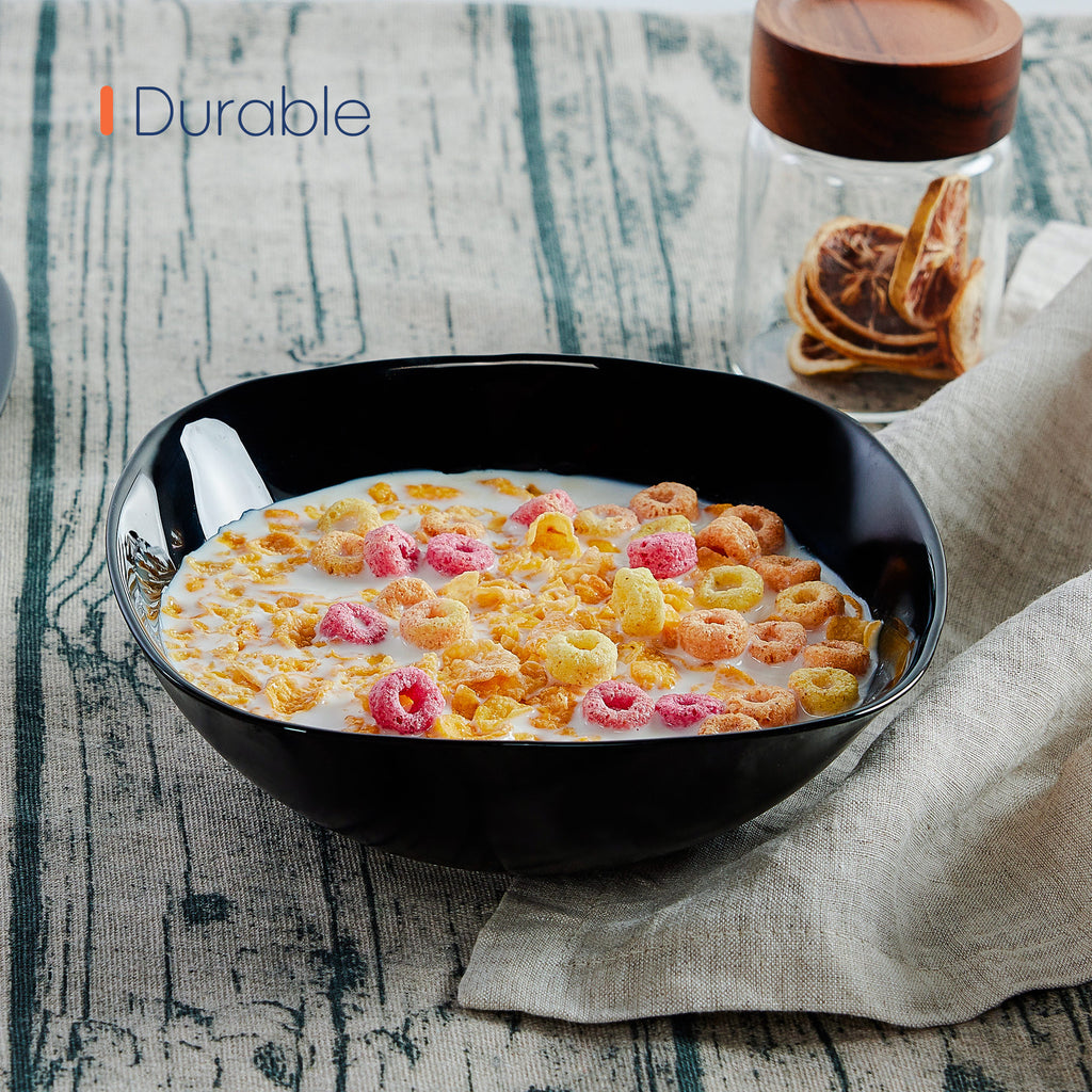 Square 25-oz Cereal Bowl (Obsidian)