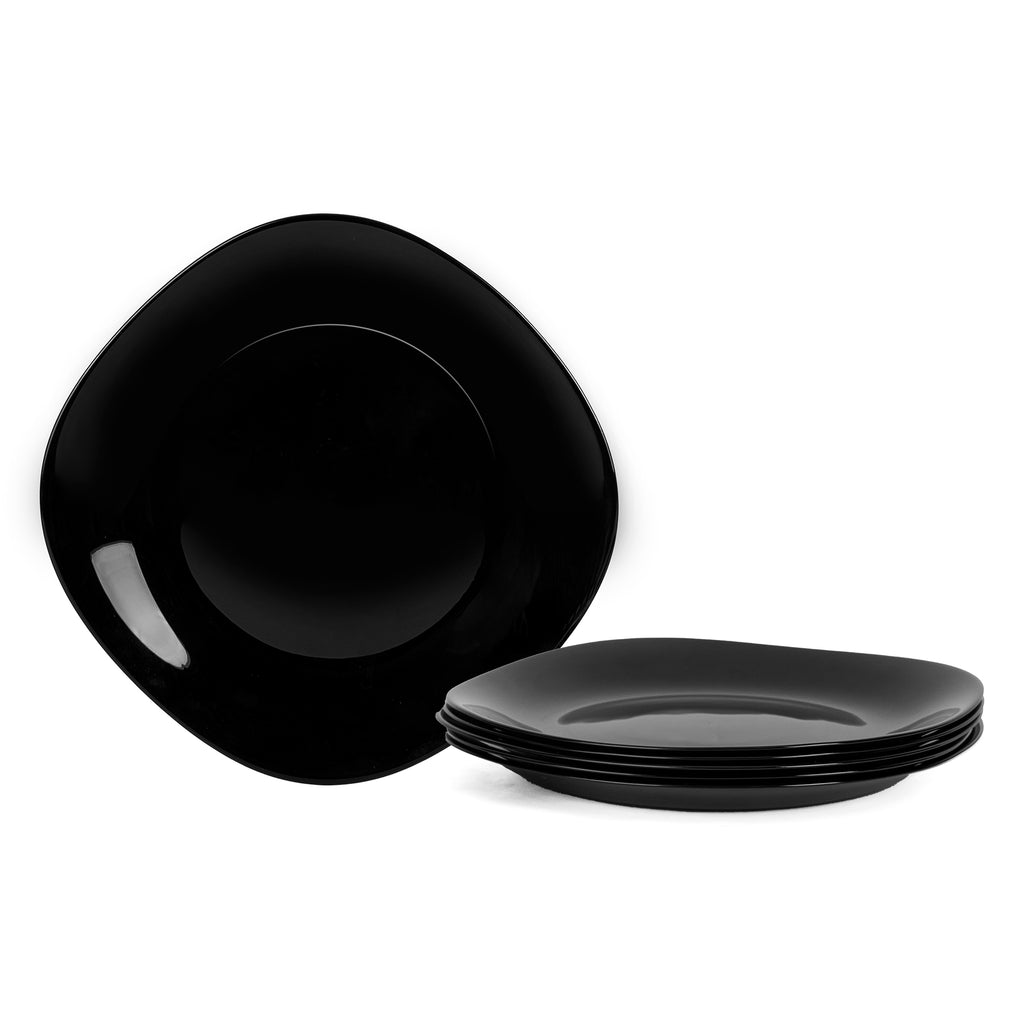 Square 8" Side Plate (Obsidian)