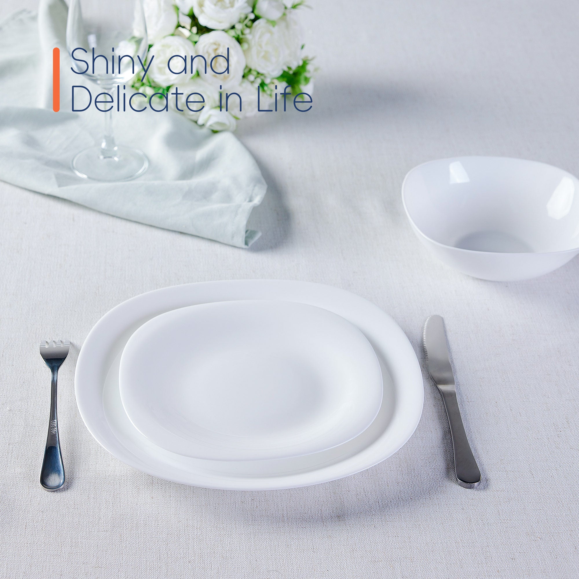 Square Dinnerware Set