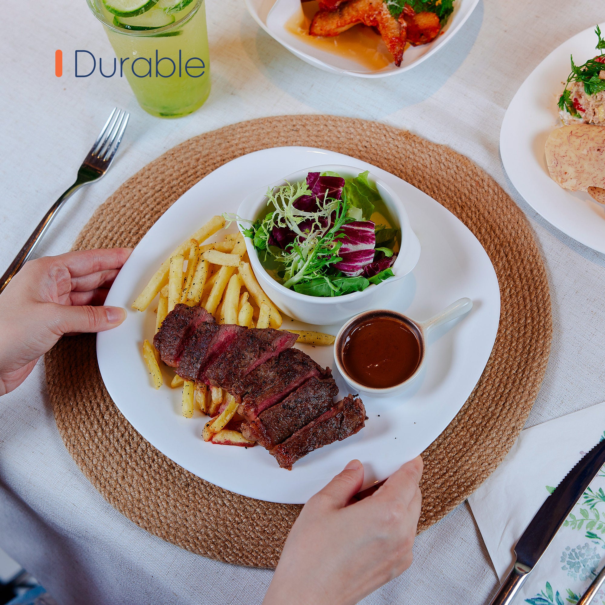 Square Dinnerware Set