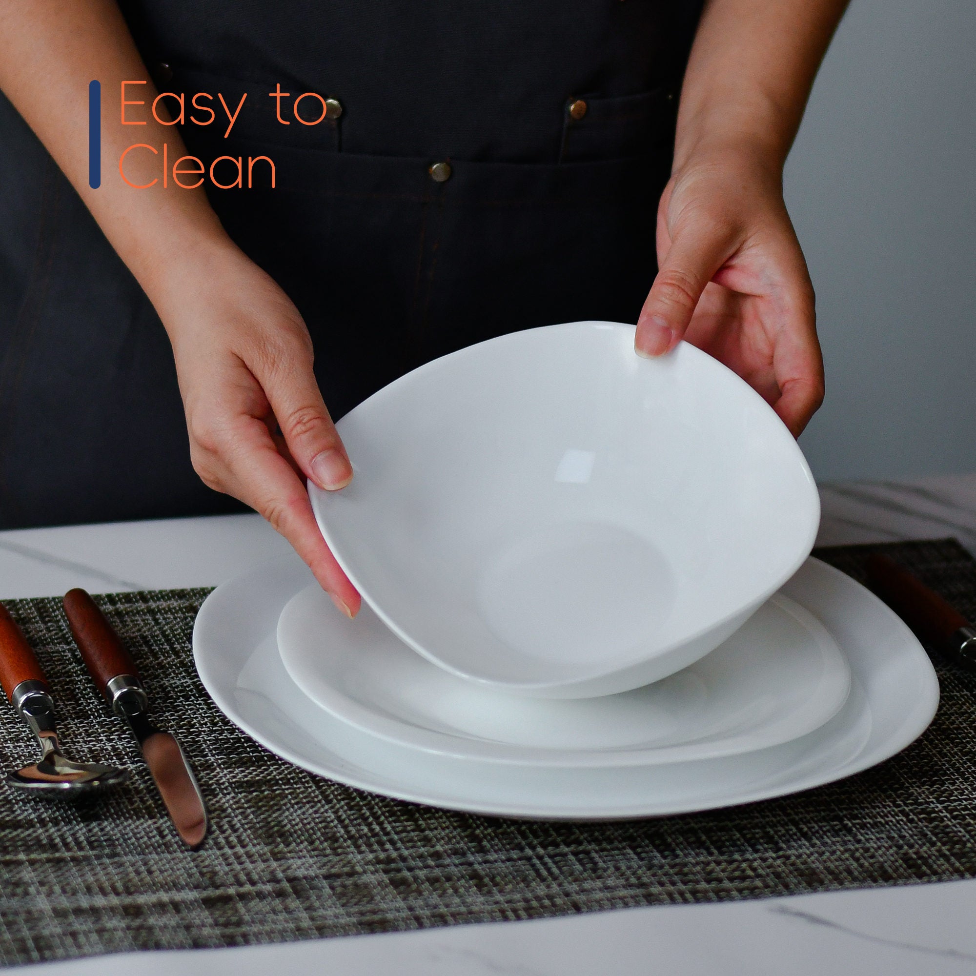 Square Dinnerware Set