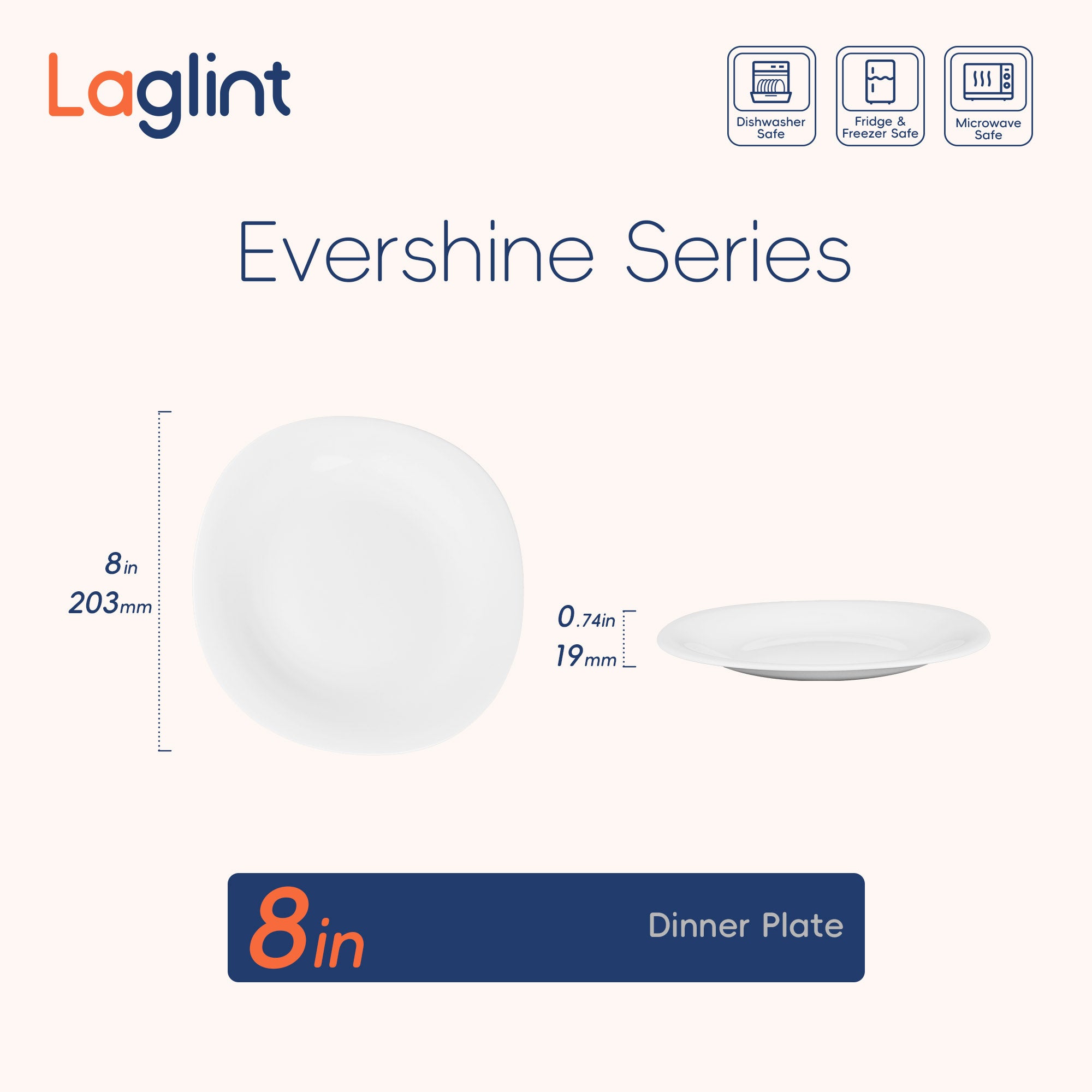 Square 8" Side Plate
