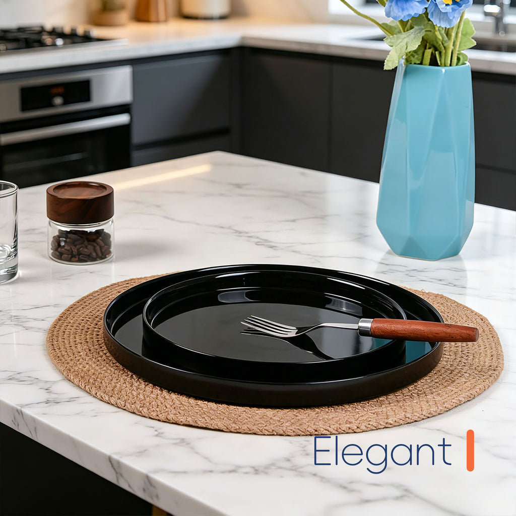 Stellamoon 8" Salad Plate (Obsidian)