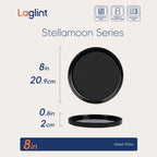 Stellamoon 8" Salad Plate (Obsidian)
